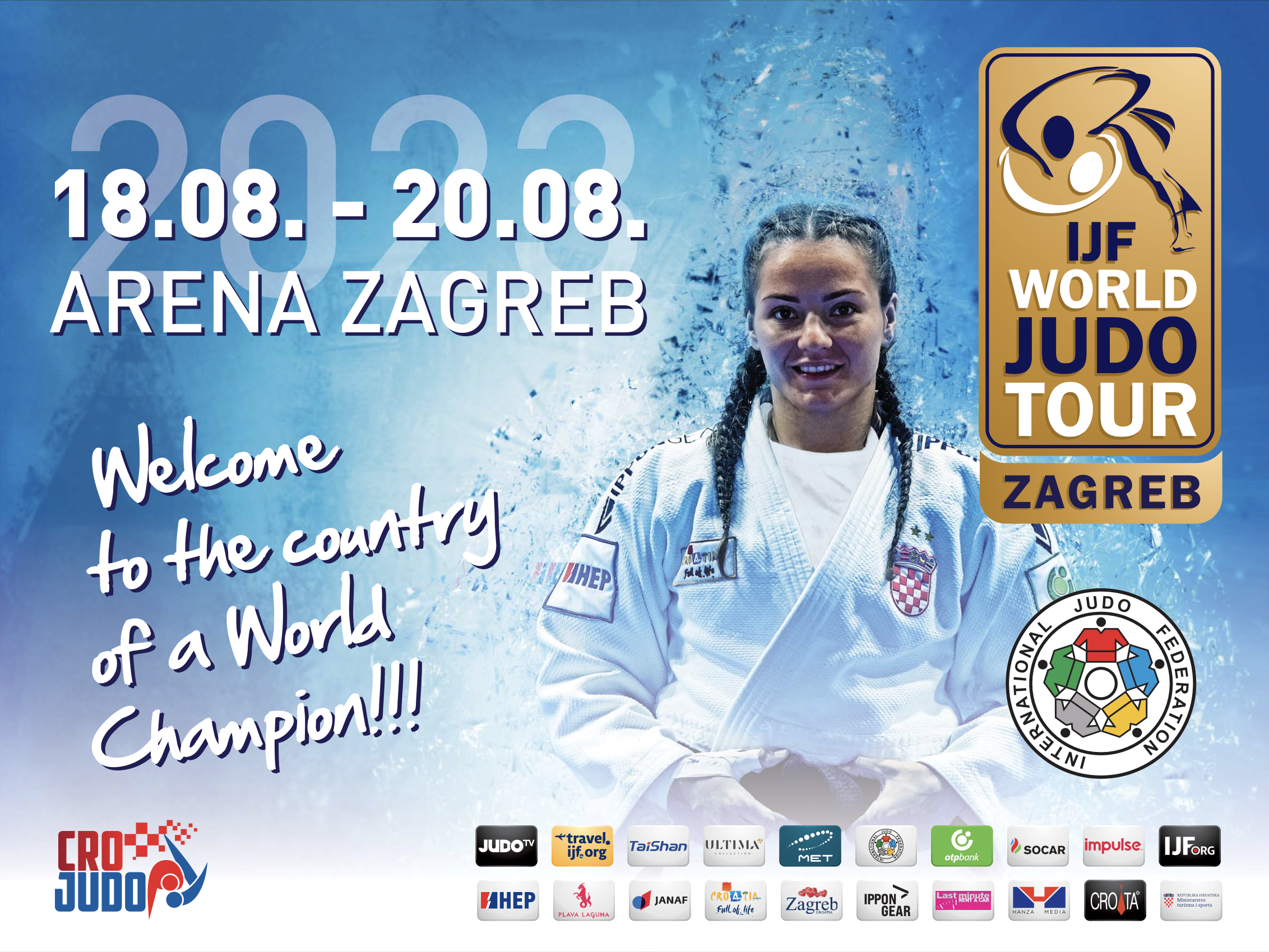 Tickets for IJF GRAND PRIX ZAGREB 2023, Arena Zagreb, Zagreb | From 18.08. 2023. to 20.08.2023. | Entrio.hr